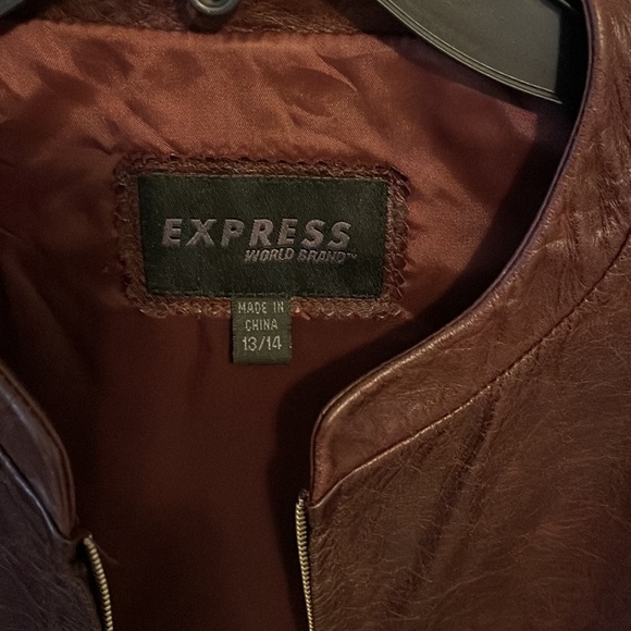 Vintage! Express Leather Jacket - Picture 2 of 8